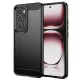 Techsuit - Carbon szilikon tok - Oppo Reno12 Pro - Fekete
