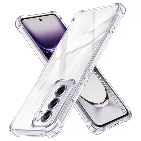   Techsuit - Shockproof Átlátszó Ütésálló Szilikon tok - Oppo Reno12 - Átlátszó