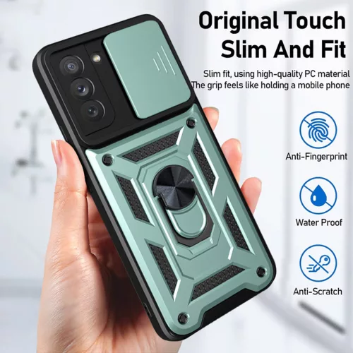 Techsuit - CamShield ütésálló tok - Oppo Reno12 Pro - Fekete