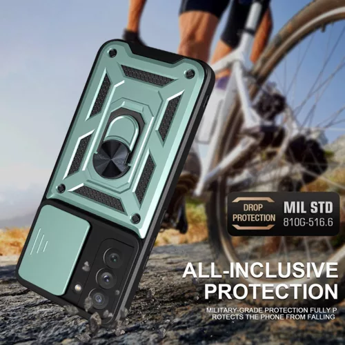 Techsuit - CamShield ütésálló tok - Oppo Reno12 Pro - Fekete