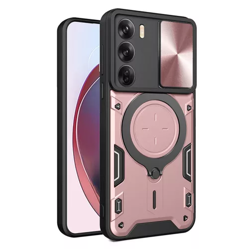 Techsuit - CamGuard Pro tok ütésálló tok - Oppo Reno12 - Rosegold