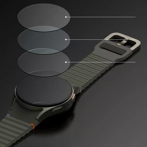 Ringke - Tempered Glass R4 (4 pack) - Samsung Galaxy Watch7 40mm - Clear