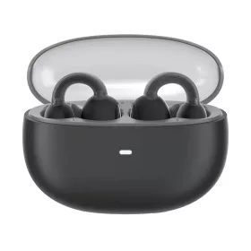   Baseus - Vezeték nélküli fülhallgató AirGo 1 Ring (A00069201113-00) - Bluetooth 5.3, TWS, Nyitott Fülre Csipeszes Kialakítás - Fekete Cluster