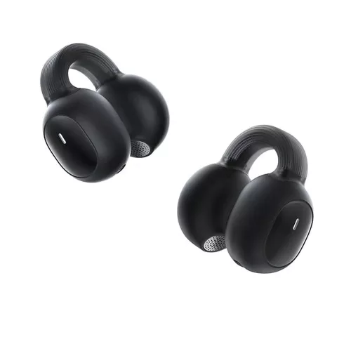 Baseus - Vezeték nélküli fülhallgató AirGo 1 Ring (A00069201113-00) - Bluetooth 5.3, TWS, Nyitott Fülre Csipeszes Kialakítás - Fekete Cluster