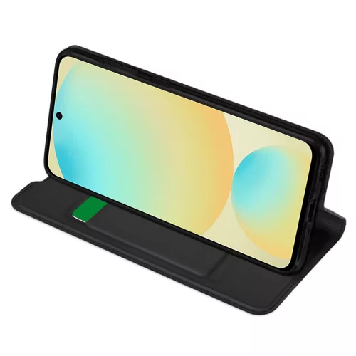 Techsuit - Magskin Book kinyitható tok - Samsung Galaxy S24 FE - Fekete