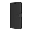 Techsuit - Leather Folio kinyitható tok - Samsung Galaxy S24 FE - Fekete
