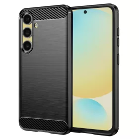   Techsuit - Carbon szilikon tok - Samsung Galaxy S24 FE - Fekete