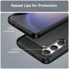 Techsuit - Carbon szilikon tok - Samsung Galaxy S24 FE - Fekete
