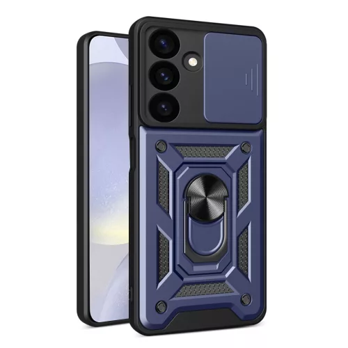 Techsuit - CamShield ütésálló tok - Samsung Galaxy S24 FE - Kék