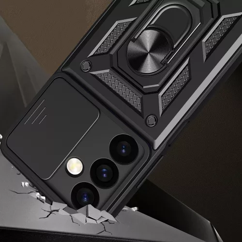 Techsuit - CamShield ütésálló tok - Samsung Galaxy S24 FE - Kék