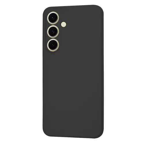 Techsuit - SoftFlex szilikon tok - Samsung Galaxy S24 FE - Fekete