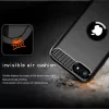 TechSuit - Carbon szilikon tok - iPhone SE 2, SE 2020 / iPhone SE 3, SE 2022 - Fekete