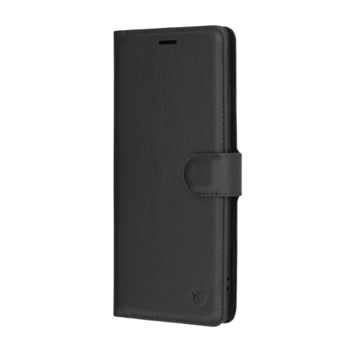 Techsuit - Leather Folio kinyitható tok - Motorola Moto G85 - Fekete