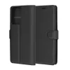 Techsuit - Leather Folio kinyitható tok - Motorola Moto G85 - Fekete