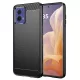 Techsuit - Carbon szilikon tok - Motorola Moto G85 - Fekete