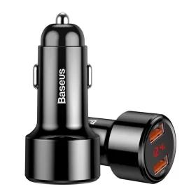   Baseus - Car Charger Magic Series (CCMLC20A-01) - Fast Charging, 45W, 2x USB - Black