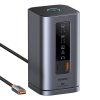 Baseus - Docking Station Spacemate 11in1 (B00568101813-00) - USB-C to 2xHDMI, 2xDP, 3xUSB, 2xUSB-C, RJ45, Jack - Space Grey