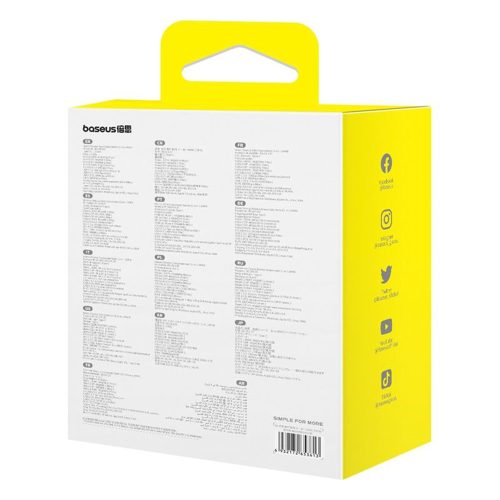 Baseus - Docking Station Spacemate 11in1 (B00568101813-00) - USB-C to 2xHDMI, 2xDP, 3xUSB, 2xUSB-C, RJ45, Jack - Space Grey