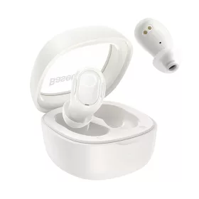   Baseus - Bowie WM02 vezeték nélküli fülhallgató (NGTW370202) - Bluetooth 5.3, TWS, fülbe helyezhető, mikrofonnal - krémfehér