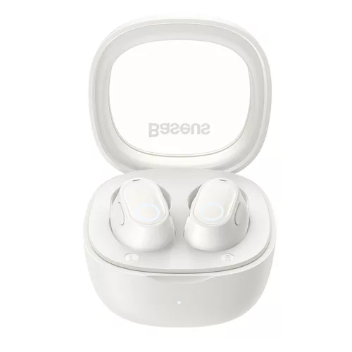 Baseus - Bowie WM02 vezeték nélküli fülhallgató (NGTW370202) - Bluetooth 5.3, TWS, fülbe helyezhető, mikrofonnal - krémfehér