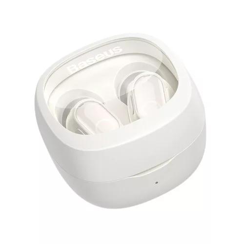 Baseus - Bowie WM02 vezeték nélküli fülhallgató (NGTW370202) - Bluetooth 5.3, TWS, fülbe helyezhető, mikrofonnal - krémfehér