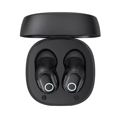 Baseus - Bowie WM02 vezeték nélküli fülhallgató (NGTW370201) - Bluetooth 5.3, TWS, fülbe helyezhető, mikrofonnal - fekete