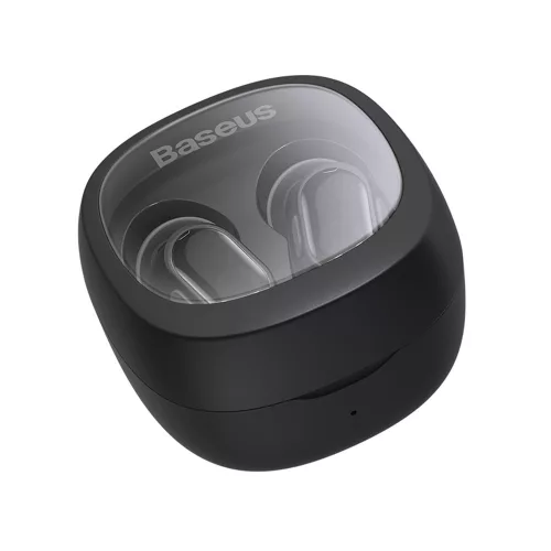 Baseus - Bowie WM02 vezeték nélküli fülhallgató (NGTW370201) - Bluetooth 5.3, TWS, fülbe helyezhető, mikrofonnal - fekete