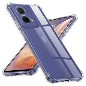   Techsuit - Shockproof Átlátszó Ütésálló Szilikon tok - Motorola Moto G85 - Átlátszó