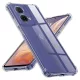 Techsuit - Shockproof Átlátszó Ütésálló Szilikon tok - Motorola Moto G85 - Átlátszó