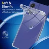 Techsuit - Shockproof Átlátszó Ütésálló Szilikon tok - Motorola Moto G85 - Átlátszó
