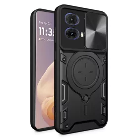   Techsuit - CamGuard Pro tok ütésálló tok - Motorola Moto G85 - Fekete