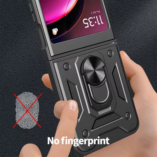 Techsuit - CamShield ütésálló tok - Motorola Razr 50 / Razr 60 - Fekete