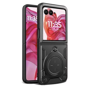   Techsuit - CamGuard Pro tok ütésálló tok - Motorola Razr 50 Ultra - Fekete