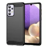 Techsuit - Carbon szilikon tok - Samsung Galaxy A32 5G - Fekete