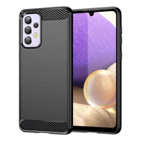   Techsuit - Carbon szilikon tok - Samsung Galaxy A32 5G - Fekete