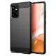 Techsuit - Carbon szilikon tok - Samsung Galaxy A72 4G / A72 5G - Fekete