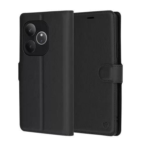 Techsuit - Leather Folio - Realme  GT 6 / GT 6T - Black