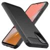 Techsuit - Carbon szilikon tok - Samsung Galaxy A72 4G / A72 5G - Fekete