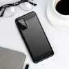 Techsuit - Carbon szilikon tok - Samsung Galaxy A72 4G / A72 5G - Fekete