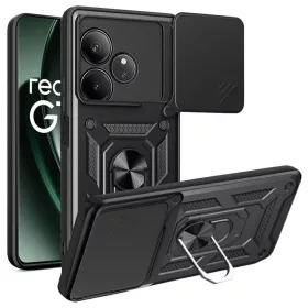   Techsuit - CamShield ütésálló tok - Realme GT 6 / GT 6T - Fekete