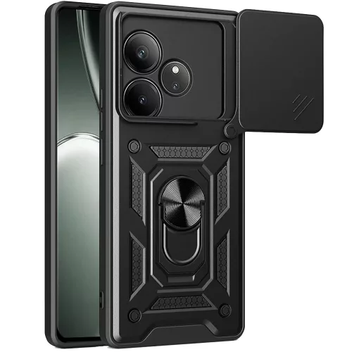 Techsuit - CamShield ütésálló tok - Realme GT 6 / GT 6T - Fekete