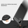Techsuit - Carbon szilikon tok - Samsung Galaxy S21 Ultra 5G - Fekete