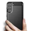 Techsuit - Carbon szilikon tok - Samsung Galaxy S21 - Fekete