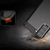 Techsuit - Carbon szilikon tok - Samsung Galaxy S21 - Fekete