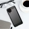 Techsuit - Carbon szilikon tok - Samsung Galaxy A12 / A12 Nacho - Fekete