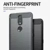 TechSuit - Carbon szilikon tok - Nokia 2.4 - Fekete