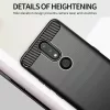 TechSuit - Carbon szilikon tok - Nokia 2.4 - Fekete