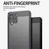 TechSuit - Carbon szilikon tok - Samsung Galaxy A42 5G - Fekete