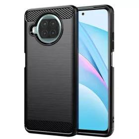   TechSuit - Carbon szilikon tok - Xiaomi Mi 10T Lite 5G - Fekete