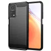TechSuit - Carbon szilikon tok - Xiaomi Mi 10T 5G / Mi 10T Pro 5G - Fekete